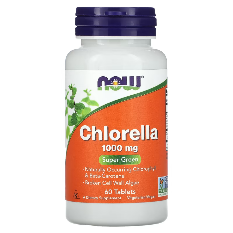 NOW Chlorella 1000 mg 60 tab
