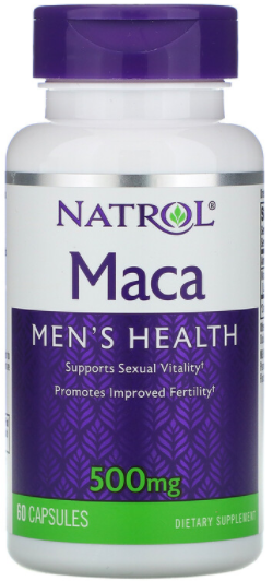 Natrol Maca 500 mg 60 caps / Натрол Мака 500 мг 60 капс