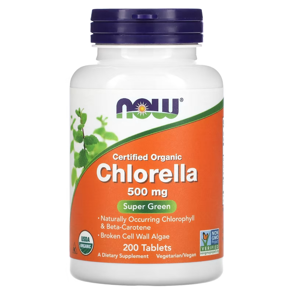 NOW Chlorella 500 mg 200 tablets