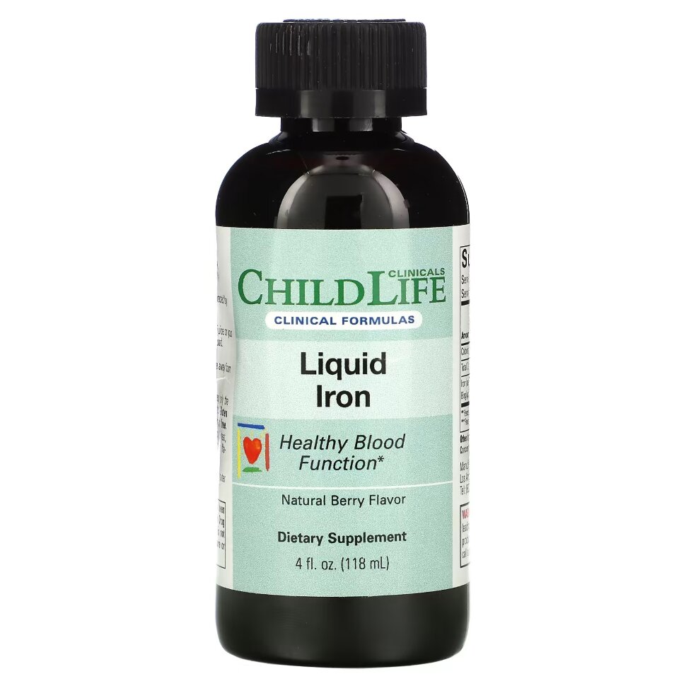 ChildLife Clinicals liquid iron 118 ml