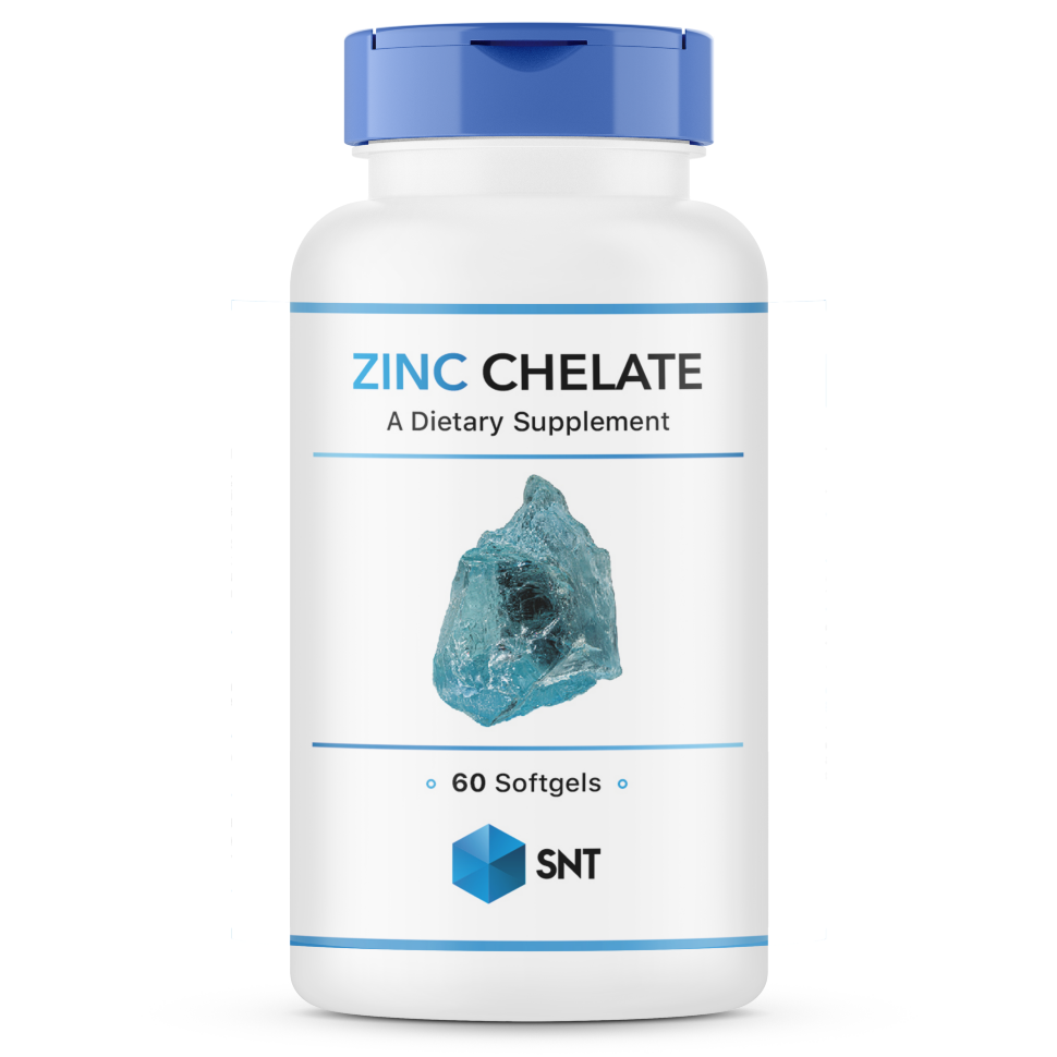 SNT Zinc Chelate 25 mg 60 softgel