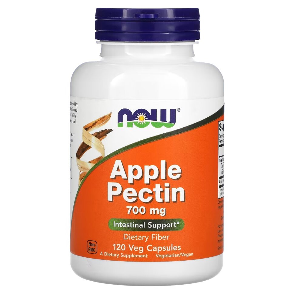 NOW Apple Pectin 700 mg 120 veg capsules