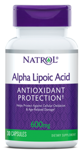 Natrol Alpha Lipolic Acid 600 мг 30 капс