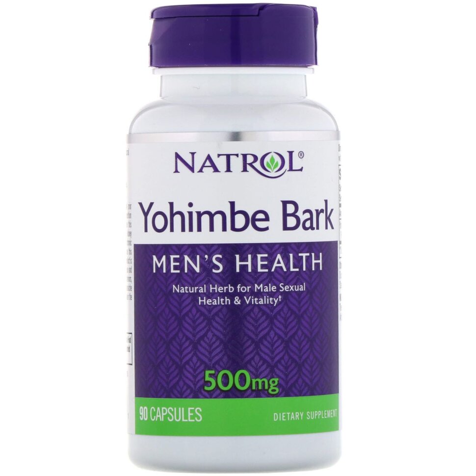Natrol Yohimbe Bark 500 мг 90 caps