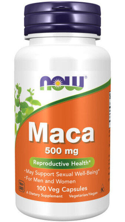 NOW Maca 500 mg 100 caps / Нау Мака 500 мг 100 капс