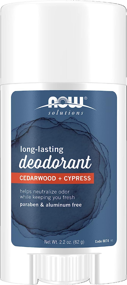 NOW Long-Lasting Deodorant Stick Cedarwood+Cypress 62 g