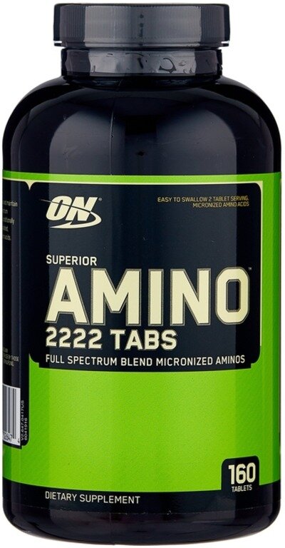 Optimum Nutrition Superior Amino 2222 160 tab/ Оптимум Нутришн Супериор Амино 2222 160 таб