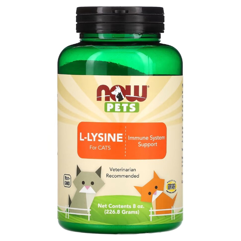 NOW Pets L-Lysine for cats 226 g