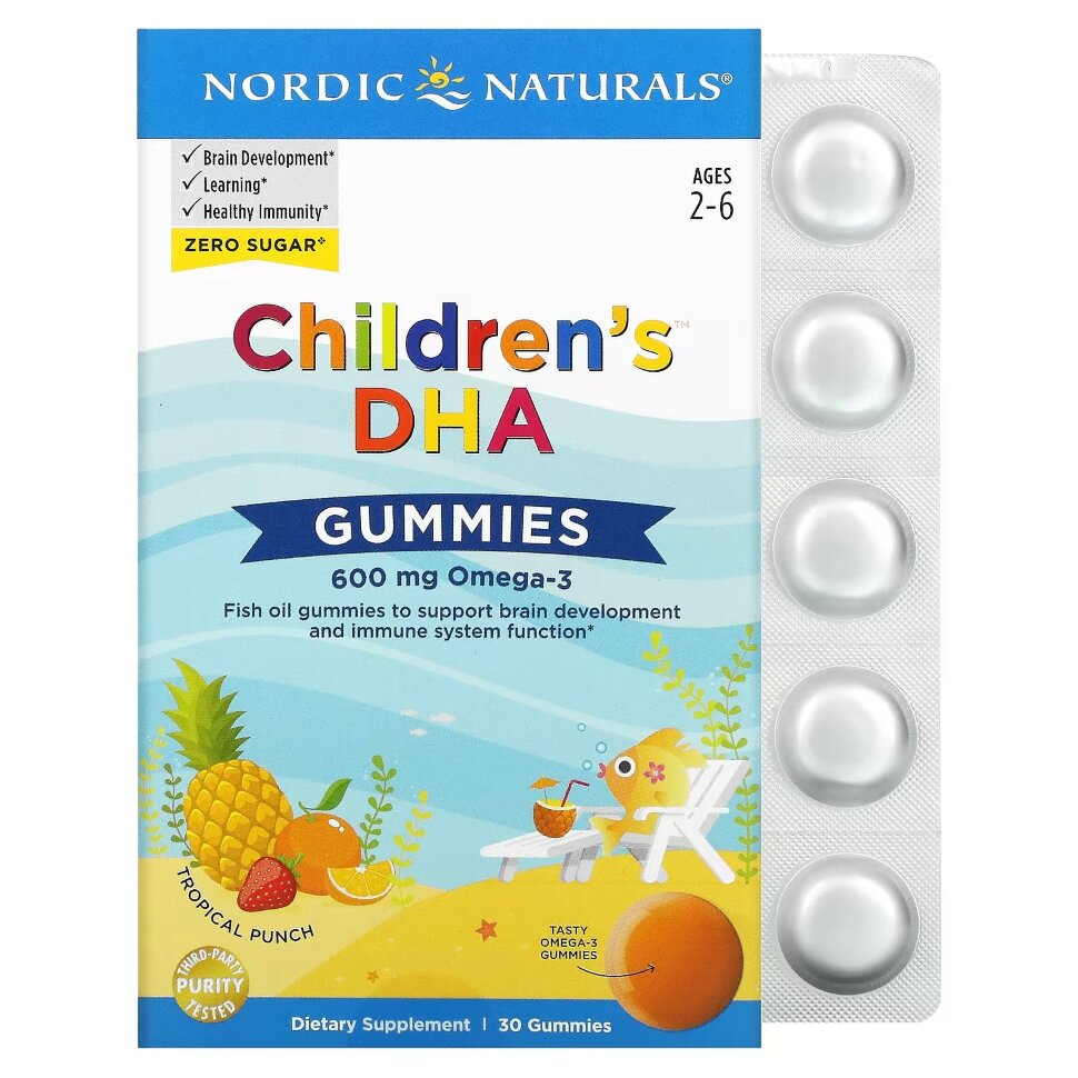 Nordic Naturals Children's DHA 30 chewables