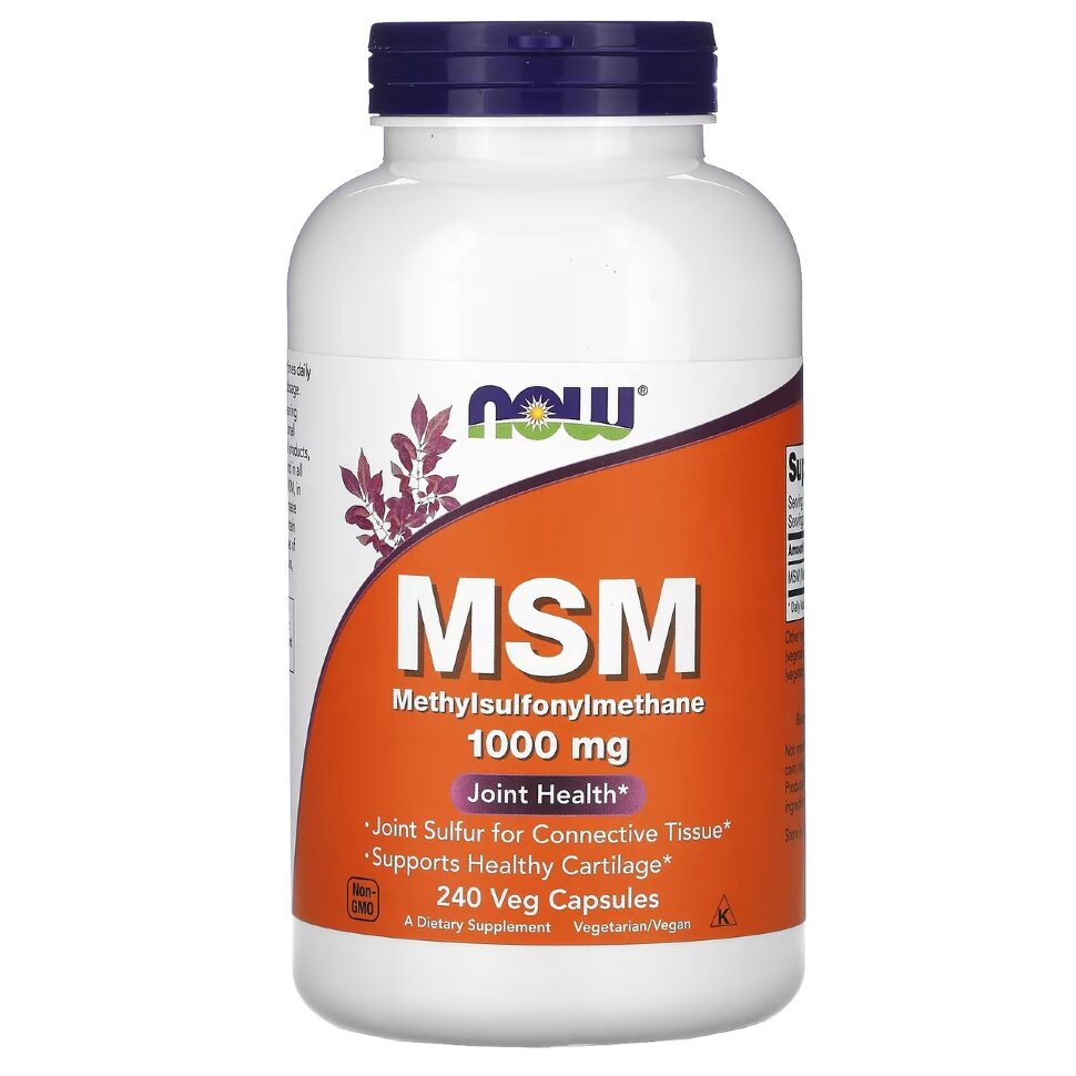 NOW MSM 1000 mg 240 caps