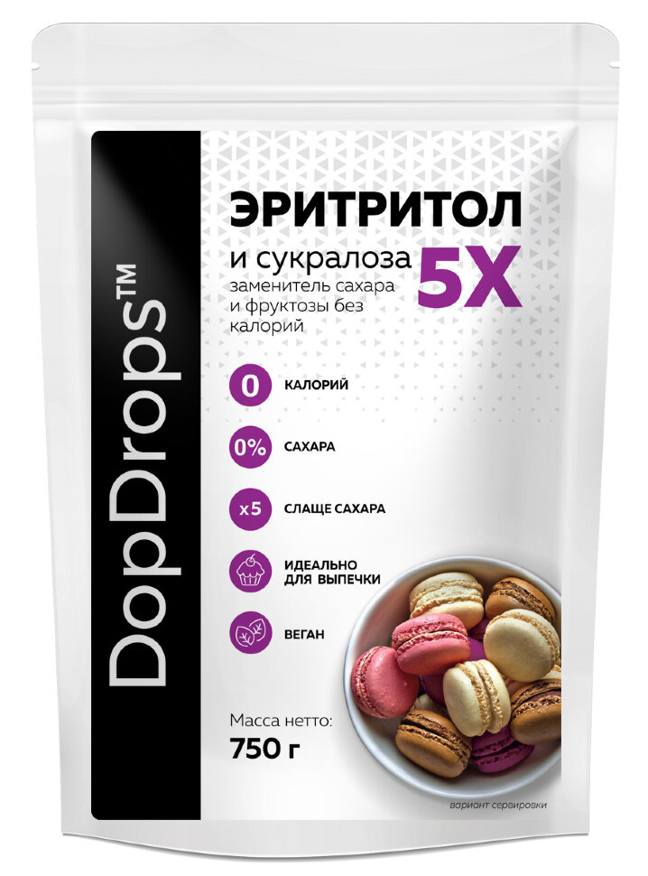 DopDrops Эритрол и сукралоза 5X 750 гр