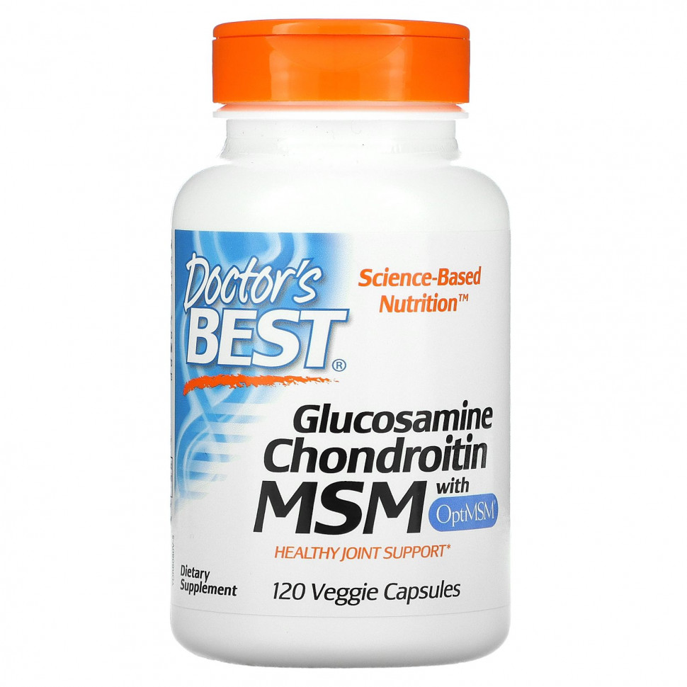 Doctor's Best Extra Glucosamine Chondroitin MSM 120 caps