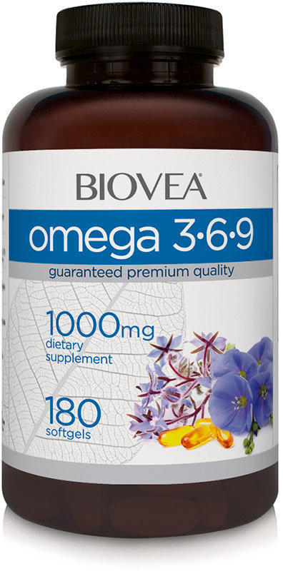 Biovea Omega 3 6 9 1000 мг 180 капс