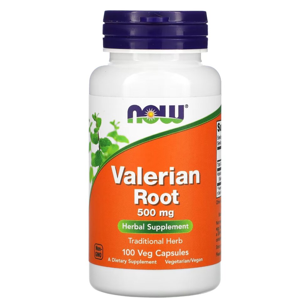 NOW Valerian Root 500 mg 100 vcaps