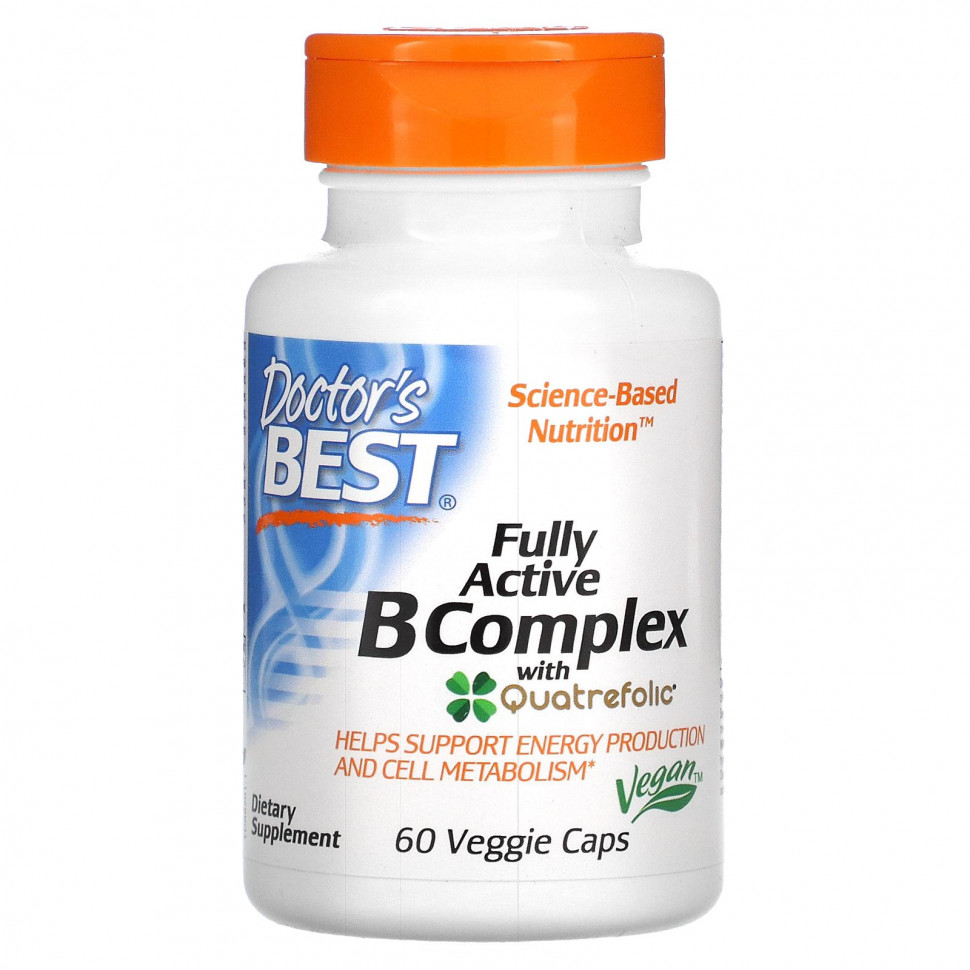 Doctor's Best Fully active B Complex 60 caps