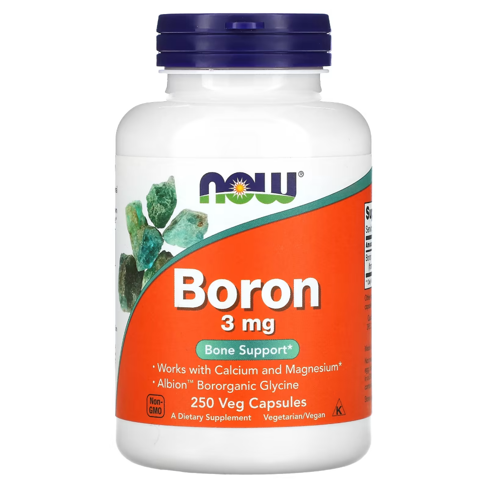 NOW Boron 3 mg 250 caps