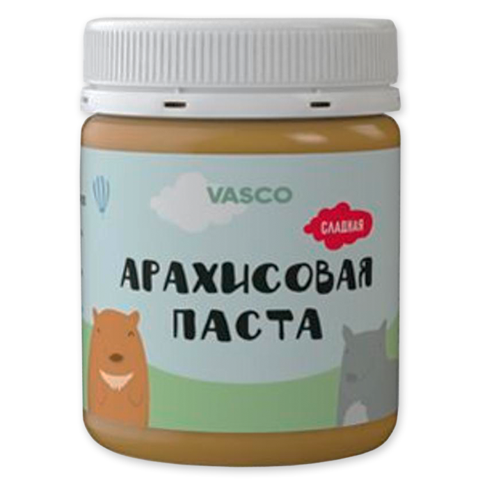 Vasco Сладкая Арахисовая паста 320 гр