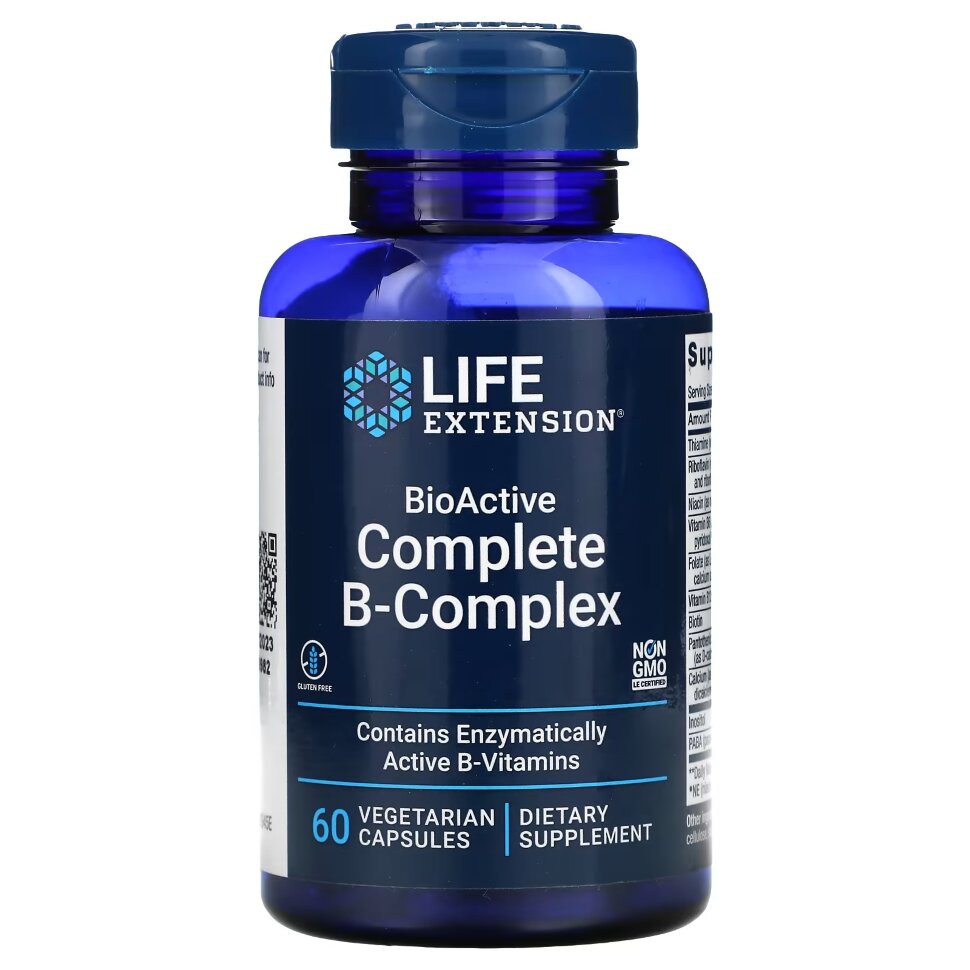 Life Extension BioActive Complete B-Complex 60 vegcaps