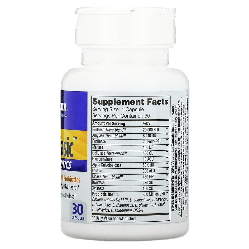 Enzymedica Digest Basic + Probiotics 30 caps