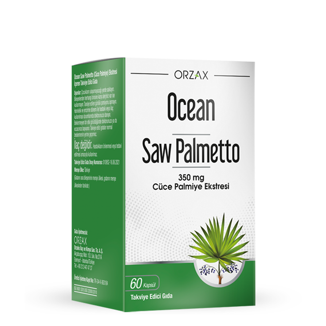 Orzax Ocean Saw Palmetto 350 mg 60 caps