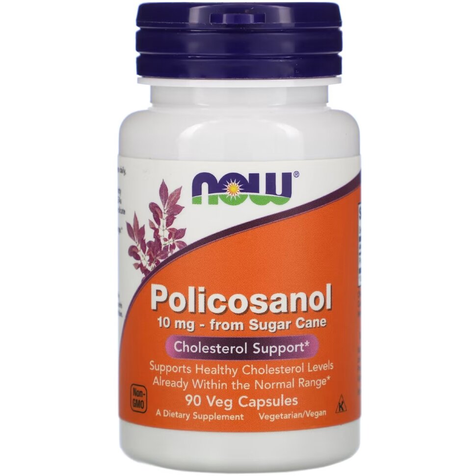 NOW Policosanol 10 mg 90 vcaps