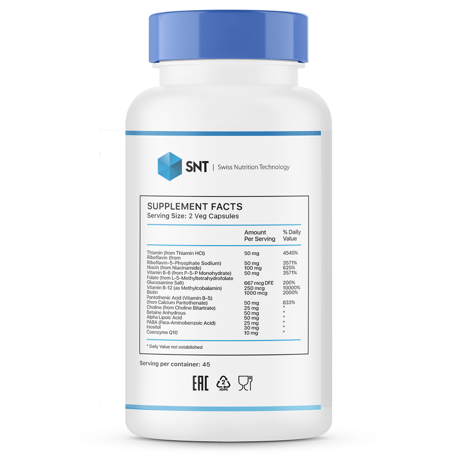 SNT Coenzyme B-Complex 90 caps