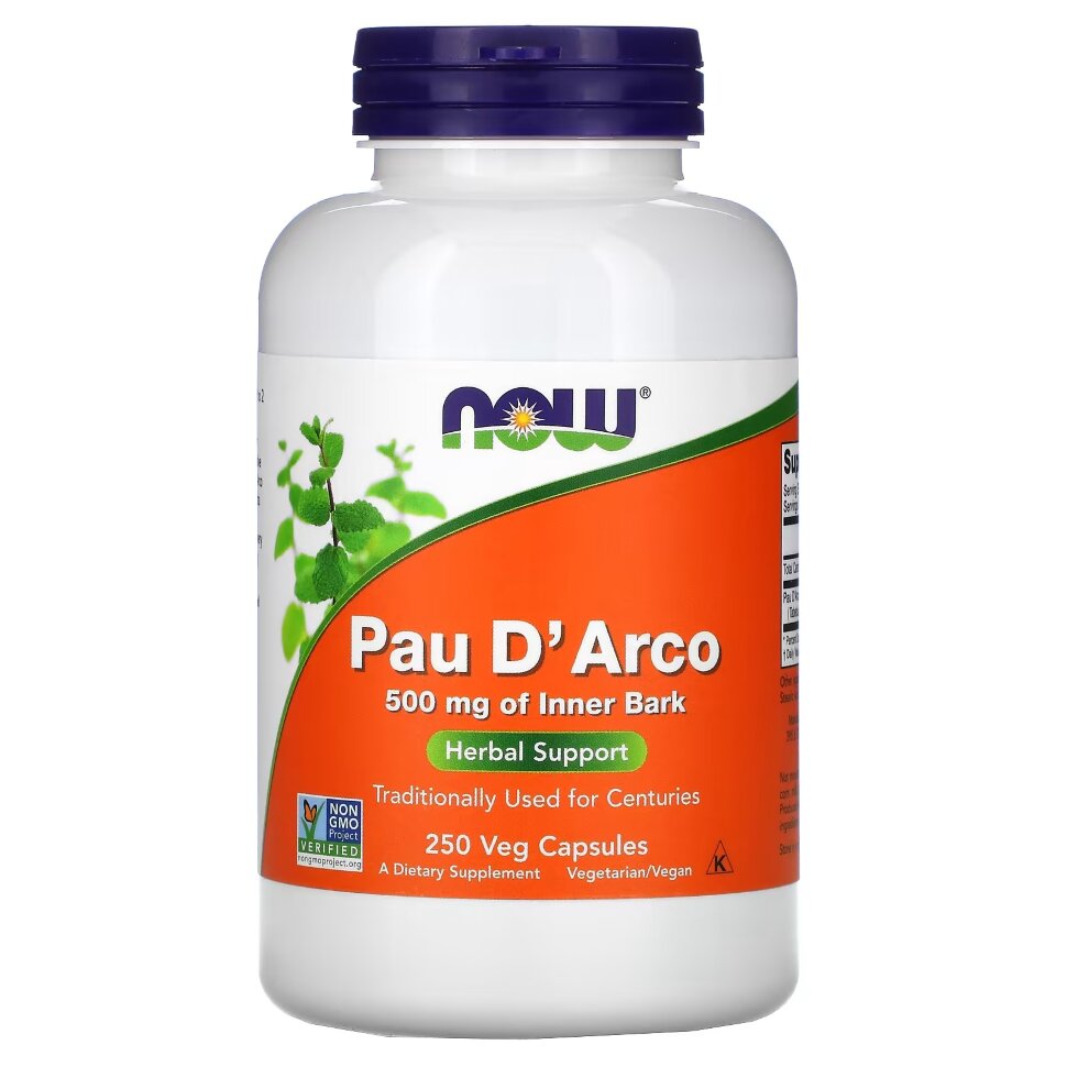 NOW Pau D'Arco 500 mg 250 caps