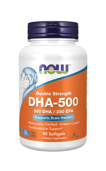 NOW DHA 500 mg 90 softgels