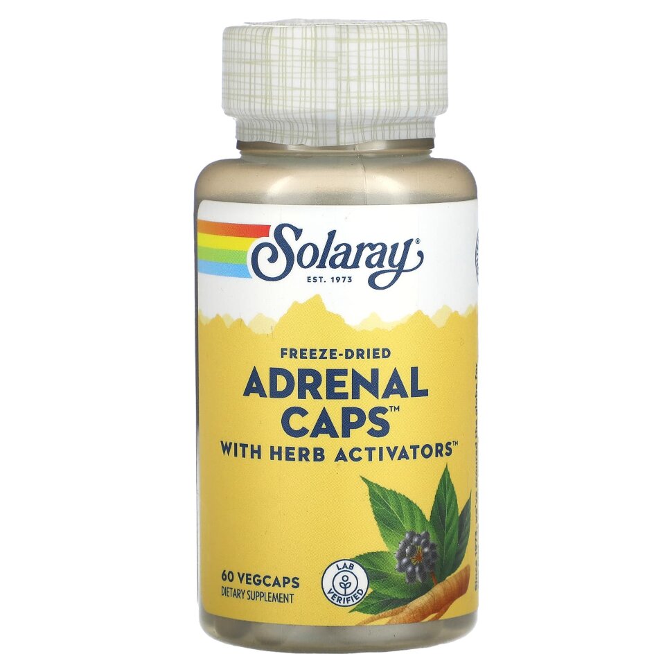 Solaray Adrenal Caps 60 vcaps