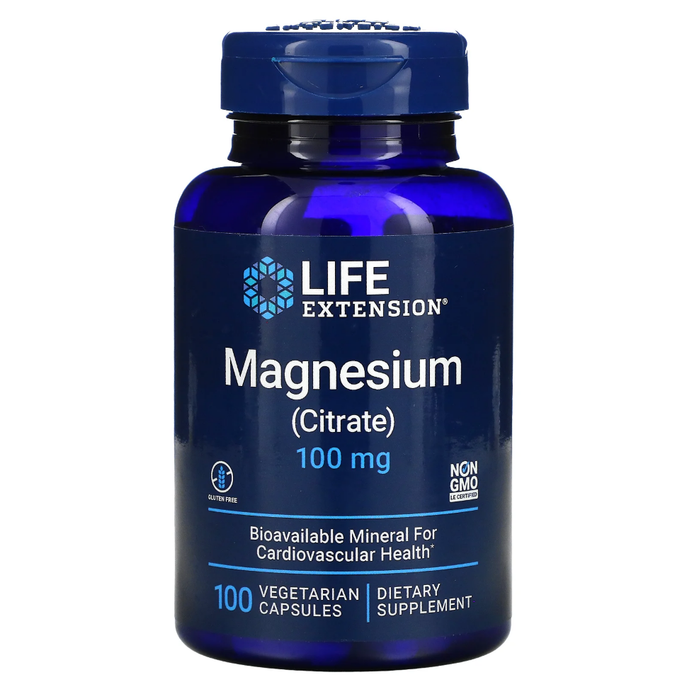 Life Extension Magnesium Citrate 100 mg 100 caps