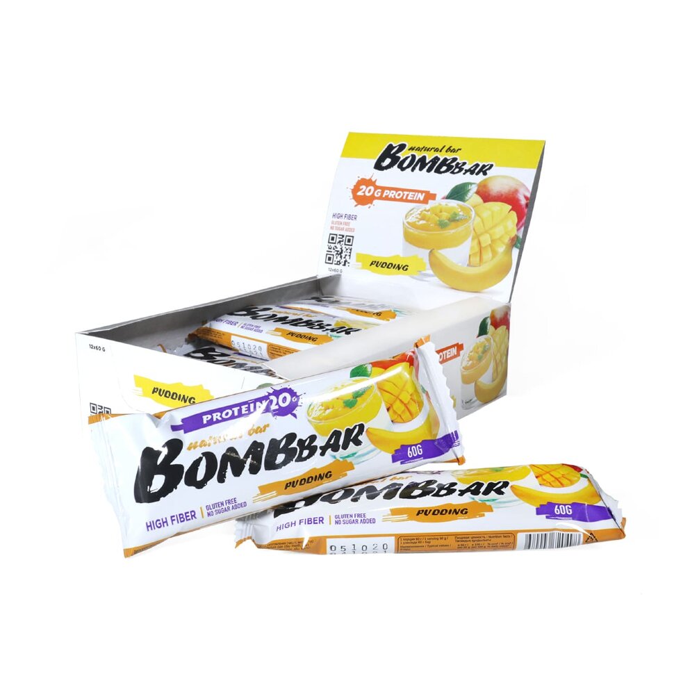 Bombbar protein bar 60 g / БомбБар протеиновый батончик 60 гр