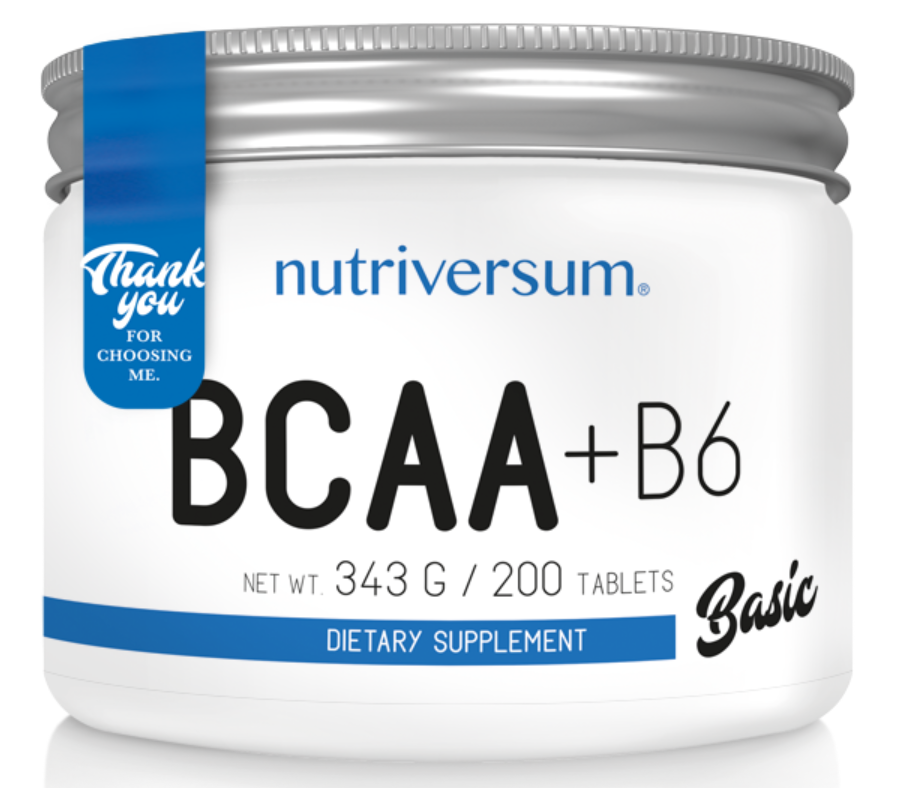 Nutriversum BCAA+B6 200 tab