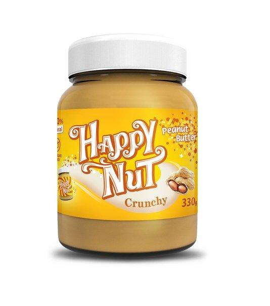 Happy Nut арахисовая паста с кусочками 330 гр