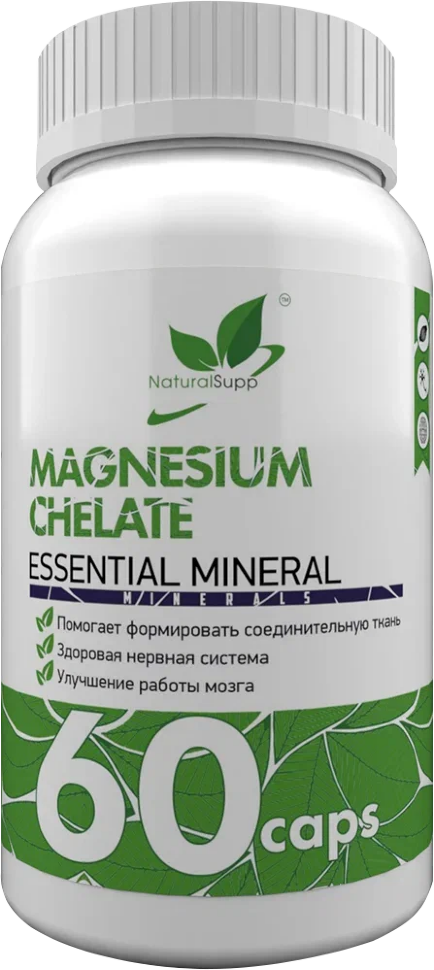 NaturalSupp Magnesium chelate 60 caps