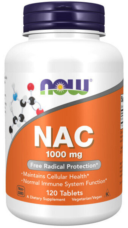 NOW NAC 1000 mg 120 tablets