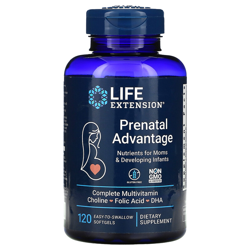 Life Extension Prenatal Advantage 120 softgel