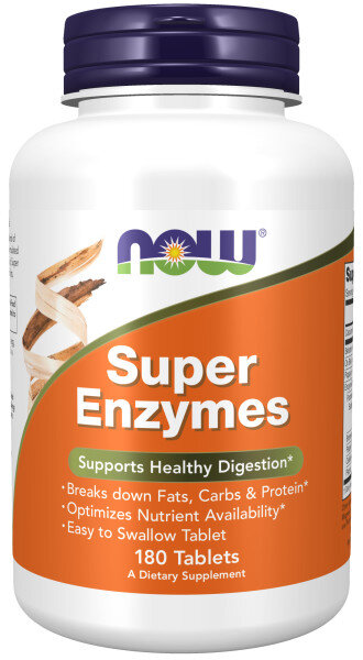 NOW Super Enzymes 180 tab / Нау Супер Ферменты 180 табл