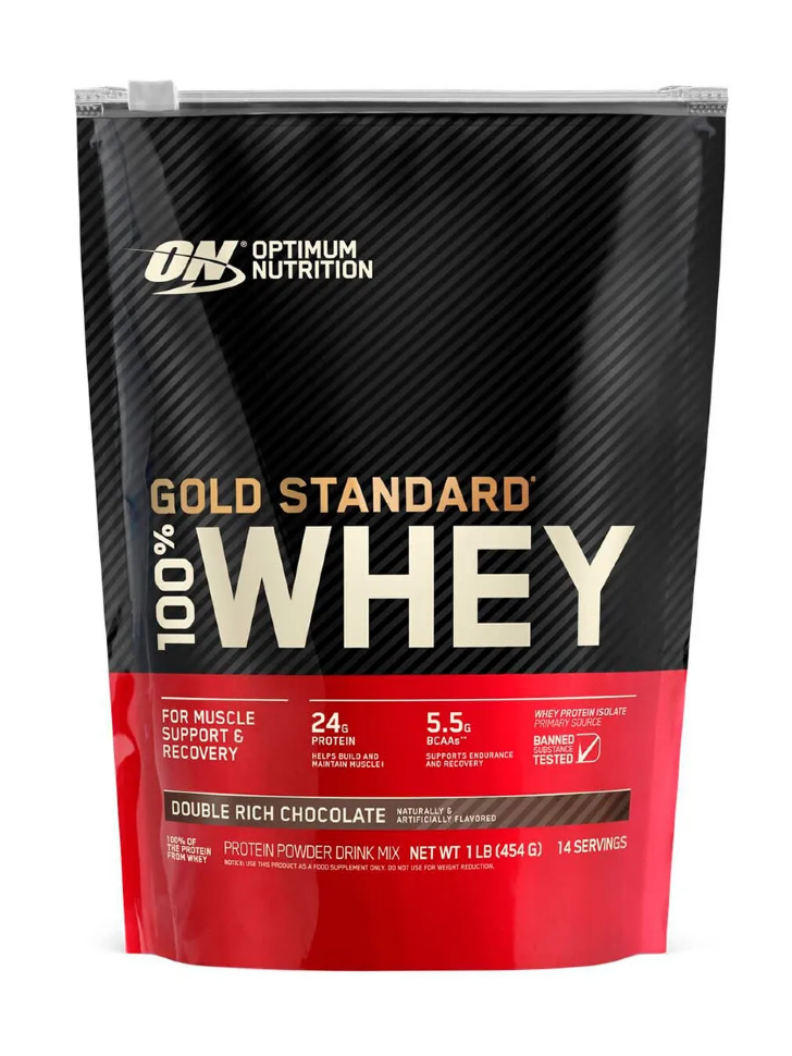 Optimum Nutrition Whey Protein Gold Standart 1 LB / Оптимум Нутришн Вей Протеин Голд Стандарт