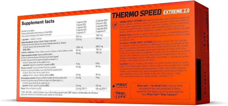 Olimp Thermo Speed Hardcore 120 caps