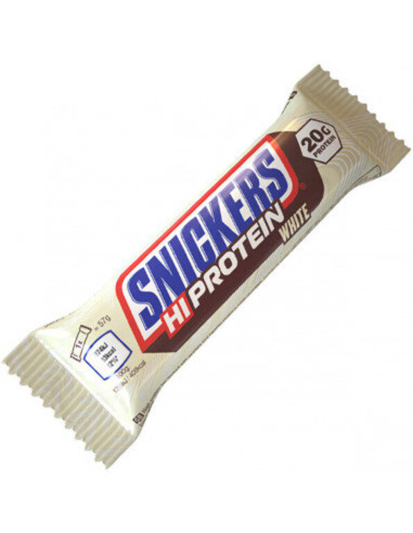 Snickers HI protein White bars 57 гр