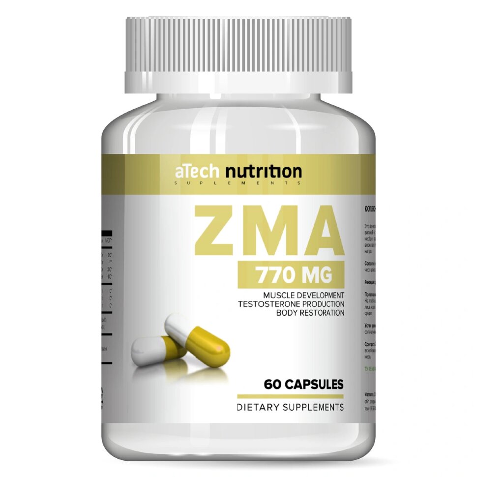 Atech Nutrition ZMA 770 mg 60 caps