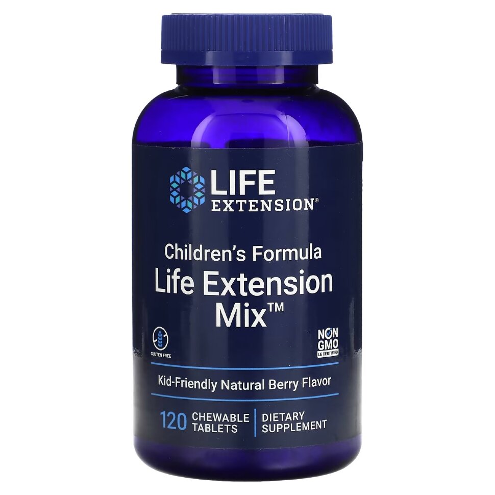 Life Extension Childrens Formula Life Extenstion Mix 120 chewable