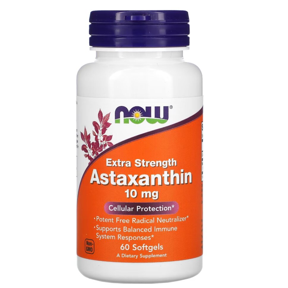 NOW Astaxanthin 10 mg 60 softgel