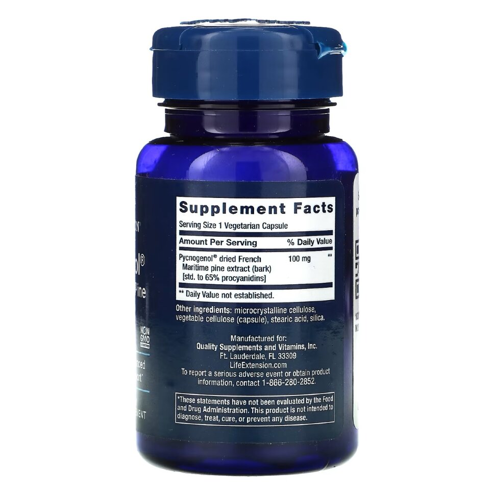 Life Extension Pycnogenol 100 mg 60 caps
