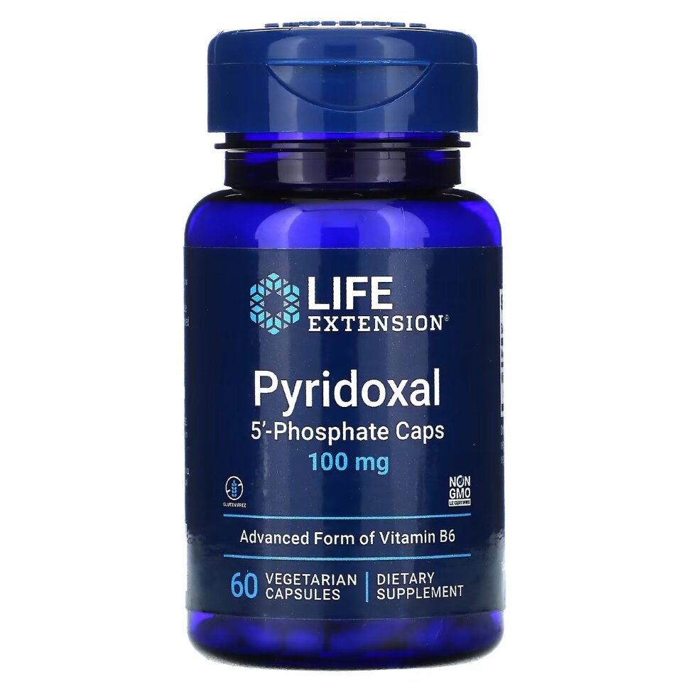 Life Extension Pyridoxal 5 Phosphate Caps 100 mg 60 caps