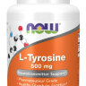 NOW L-Tyrosine 500 mg 60 caps / Нау Л-Тирозин 500 мг 60 капс