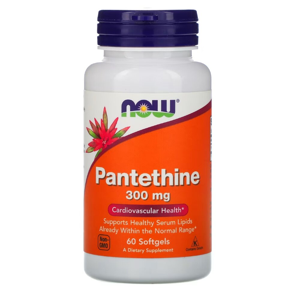 NOW Pantethine 300 mg 60 sgels
