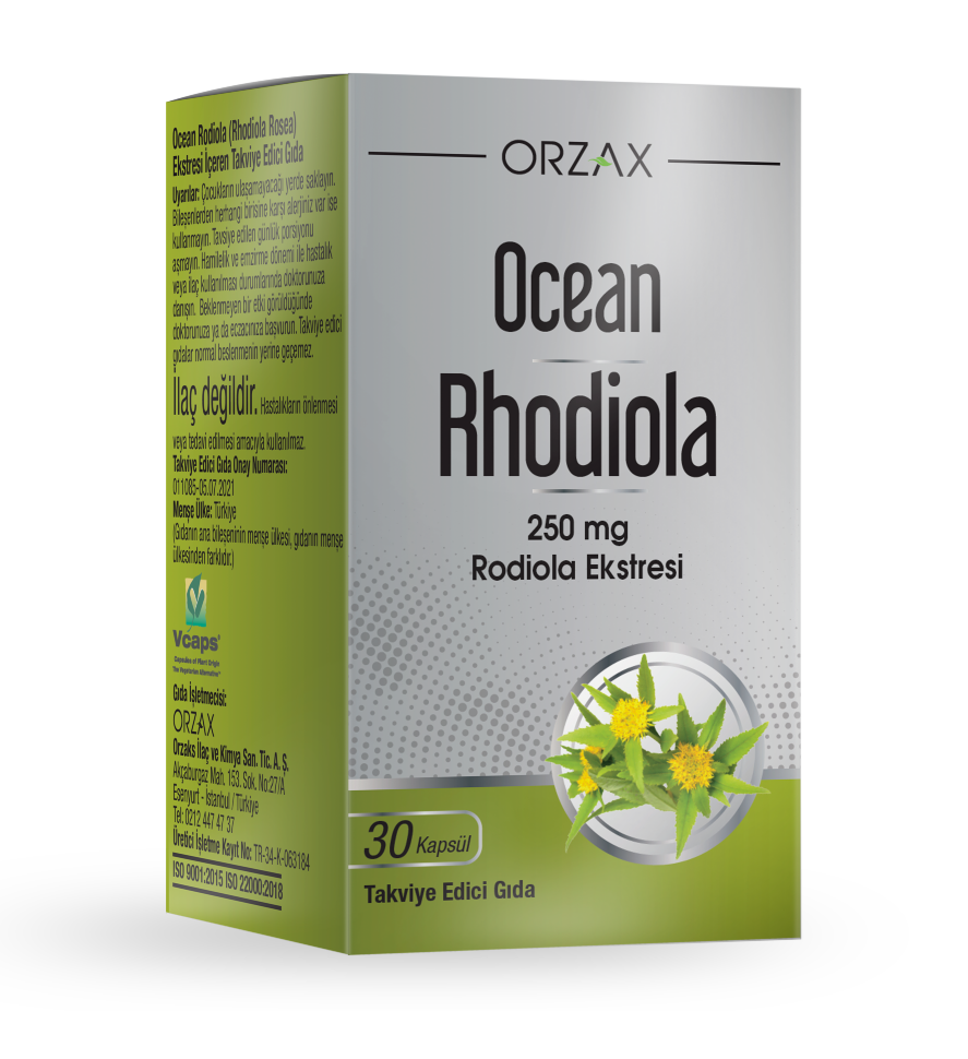 Orzax Ocean Rhodiola 250 mg 30 caps