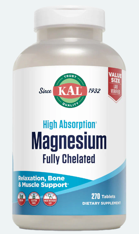 KAL Magnesium fully chelated 270 tablets