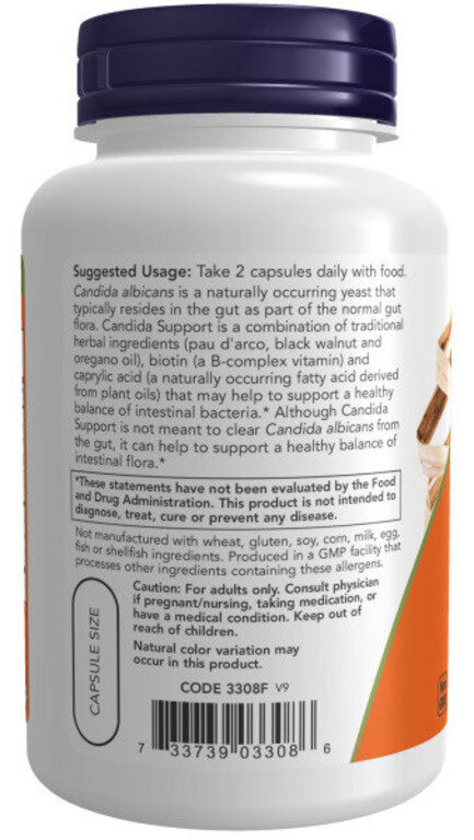NOW Candida Support 90 veg capsules